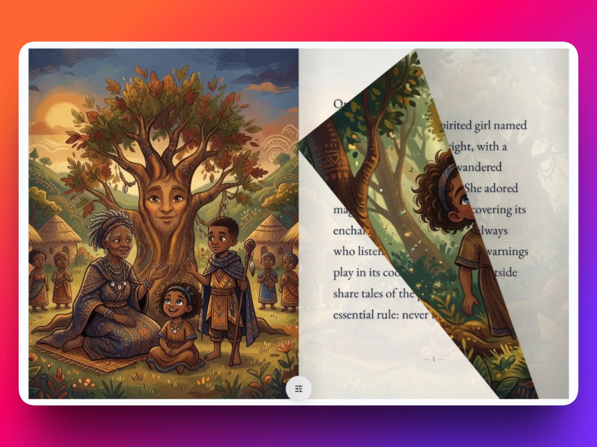 Interactive flipbook preview